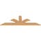 Ekena Millwork Richland Smooth Timber Gable Bracket, Western Red Cedar, 72"W x 24"H x 1 1/2"D x 5 1/2"F, 8/12 Pitch GBW072X24X0206RIC00SWR - alternate 5